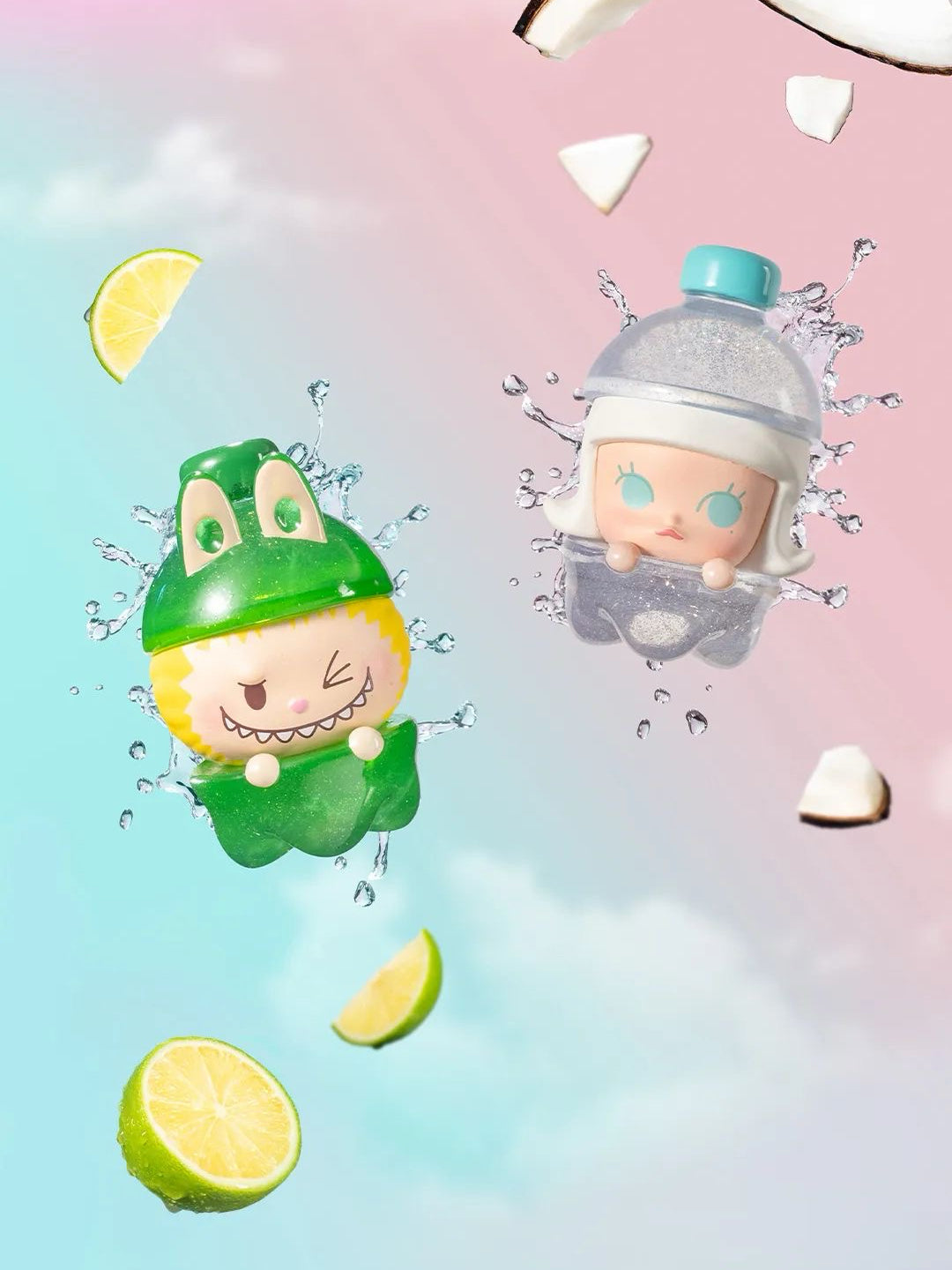 【POP】 BEAN Colorful Juice Series PVC Figures