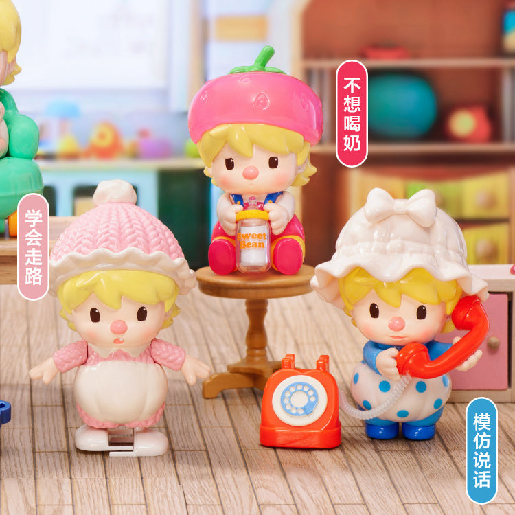 Sweet Bean Growth Illustration Series Figures