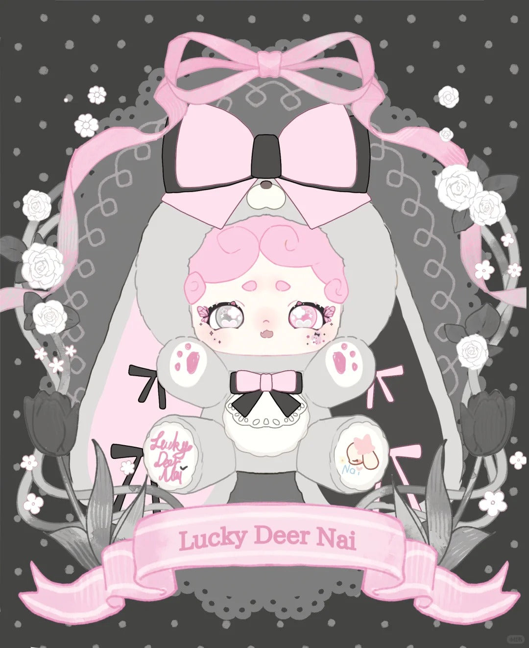 Lucky Deer Nai Sweet Tea Rabbit Sreies Plush 600%-pre order