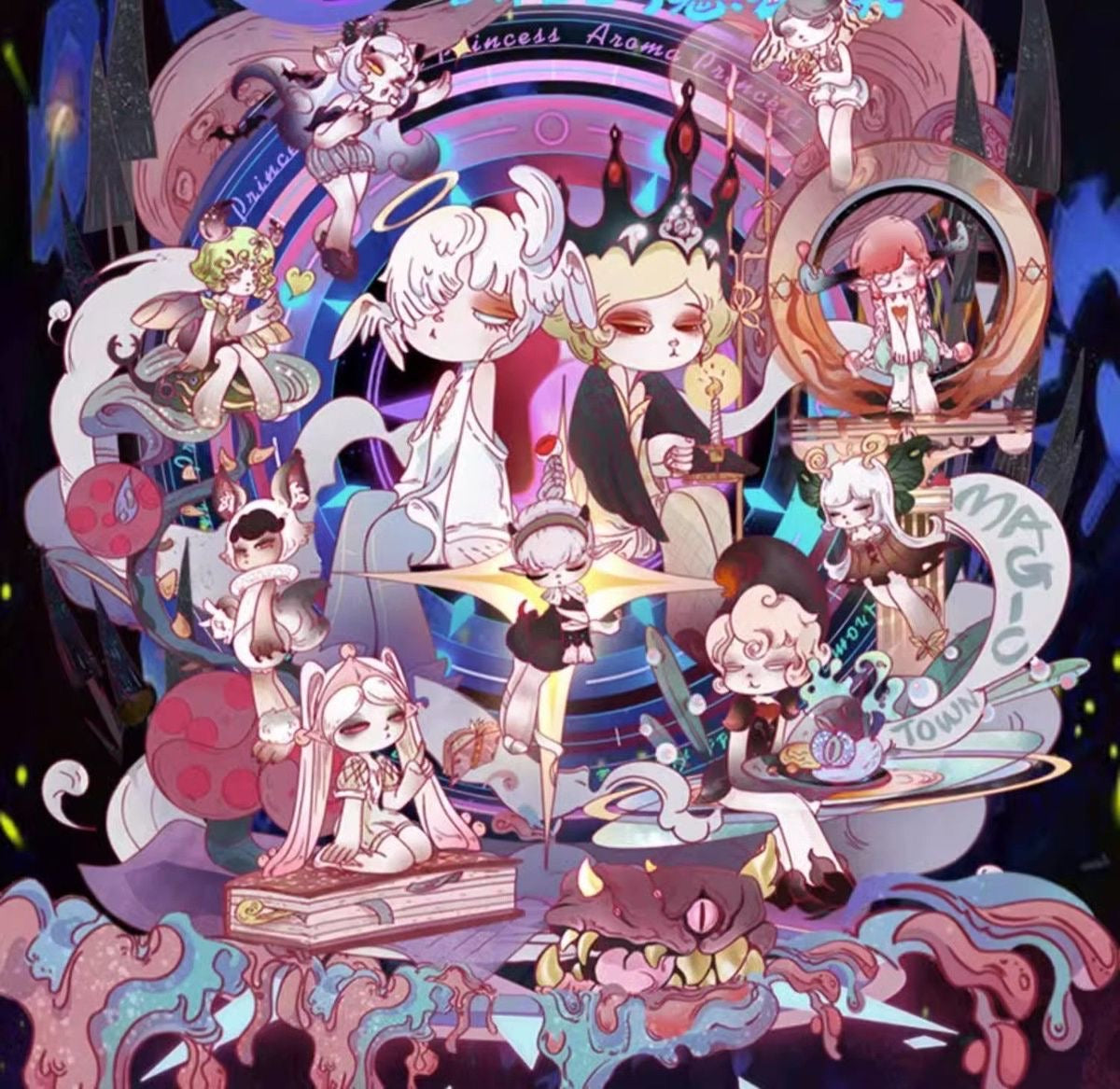 Aroma Spice Princess Magic Town Series Toy