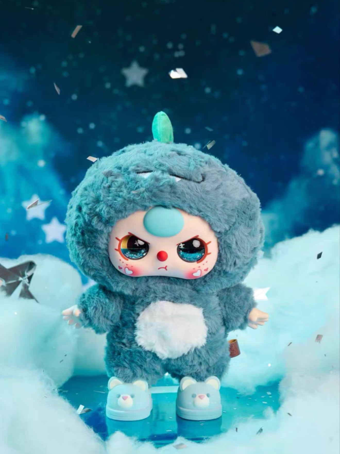 Baby three Qiyu Forest 400% Plush Toy