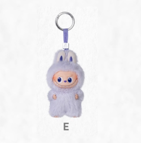 LABUBU V4 Mini Plush Keychain - Heart Code Series
