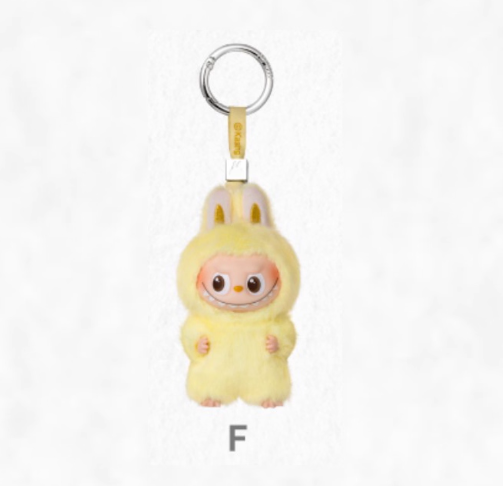 LABUBU V4 Mini Plush Keychain - Heart Code Series