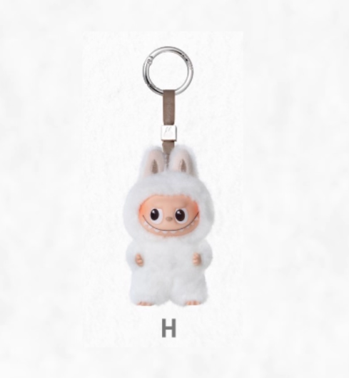LABUBU V4 Mini Plush Keychain - Heart Code Series