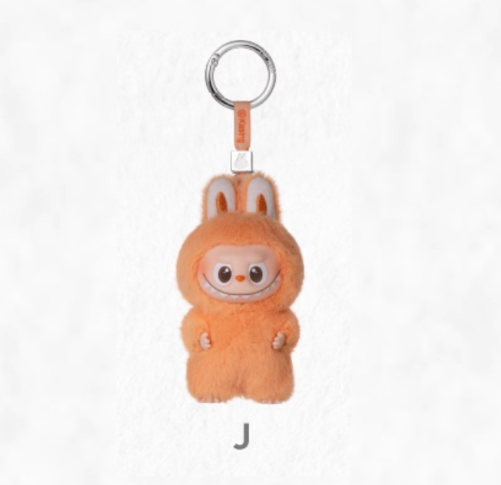 LABUBU V4 Mini Plush Keychain - Heart Code Series
