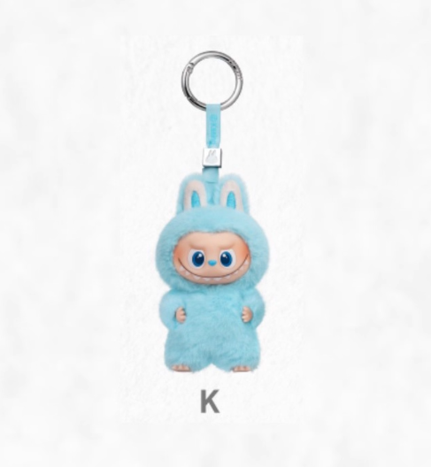 LABUBU V4 Mini Plush Keychain - Heart Code Series