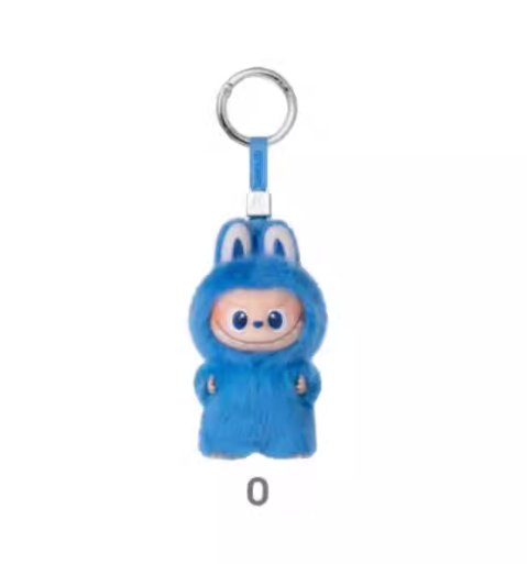 LABUBU V4 Mini Plush Keychain - Heart Code Series