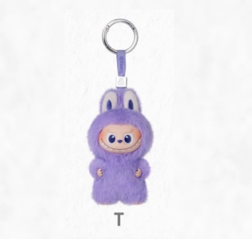 LABUBU V4 Mini Plush Keychain - Heart Code Series