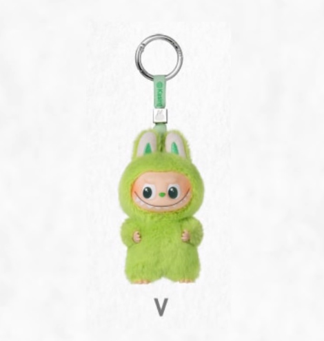 LABUBU V4 Mini Plush Keychain - Heart Code Series