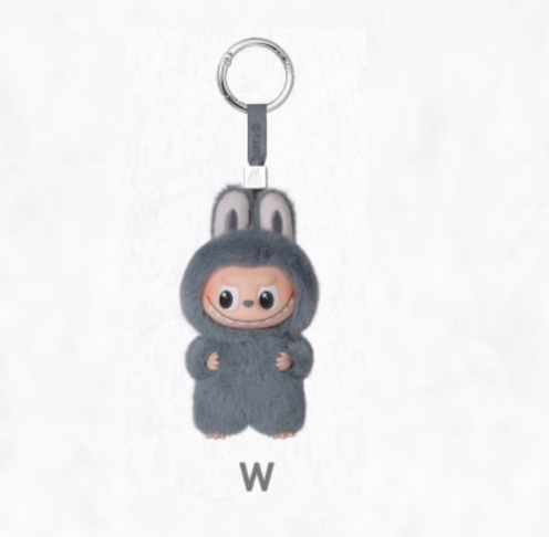 LABUBU V4 Mini Plush Keychain - Heart Code Series