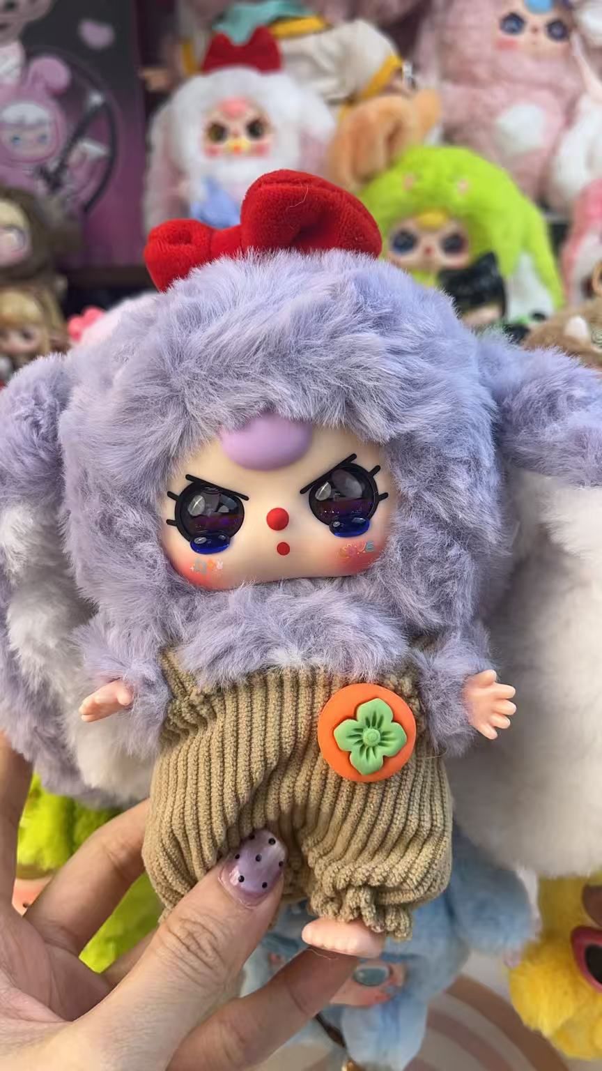 Baby Three Macaron Little Cute Bunny V2 Plush (Various eyes and facial expressions)