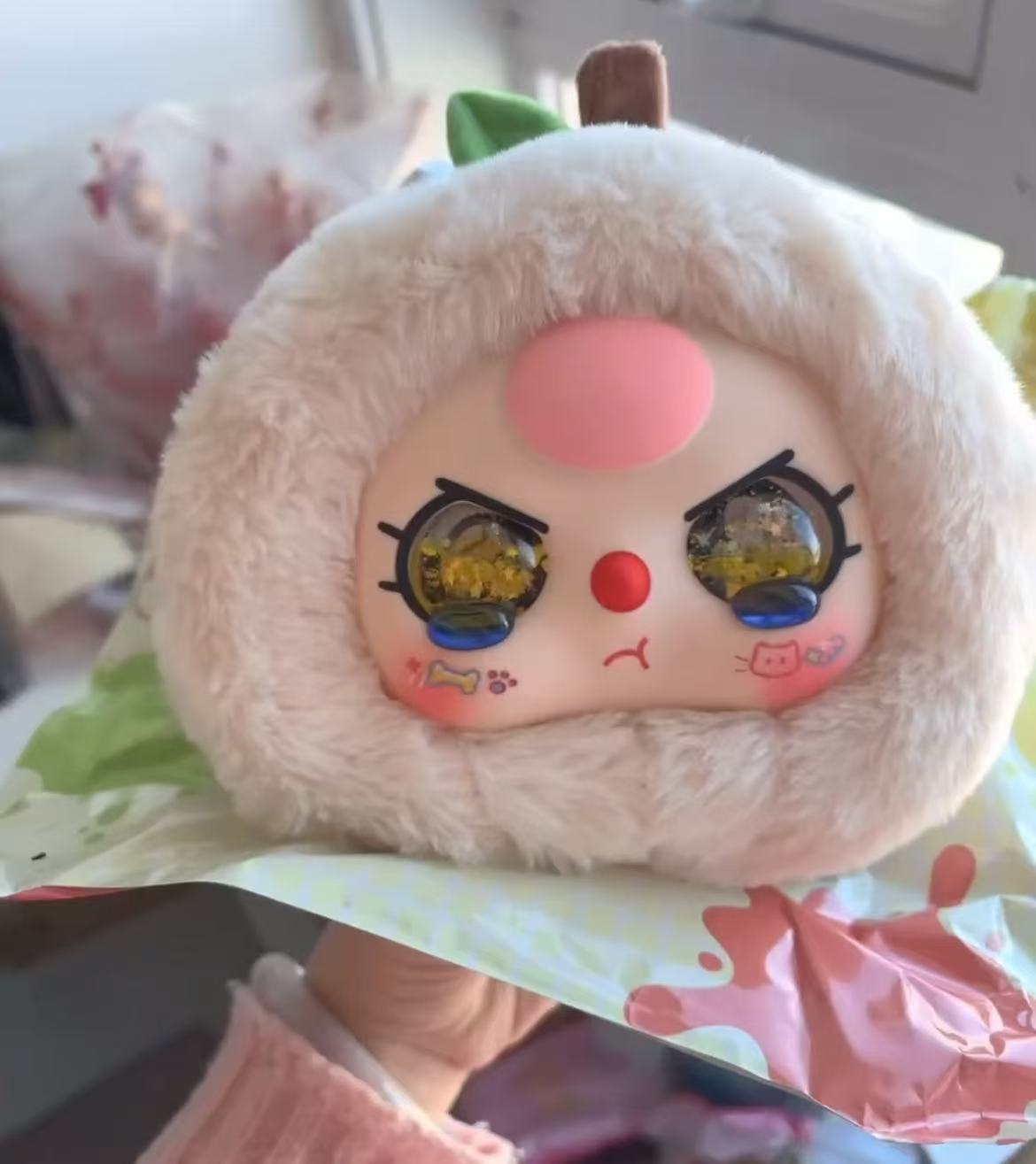 Baby Three Orchard Zipper Bag Series Plush Dolls