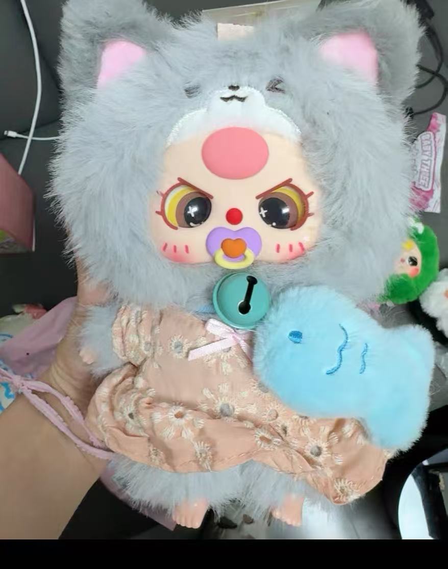 Baby Three Cat Wardrobe Series Plush Dolls