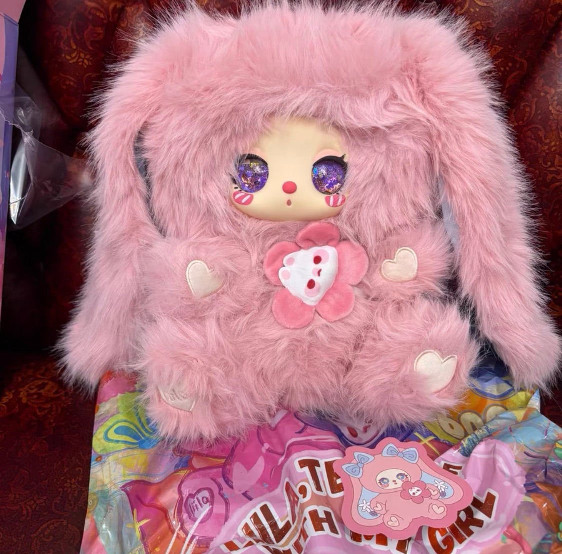 Lila 600% V2 Best Friend Afternoon Tea Plush(Various eyes and facial expressions)