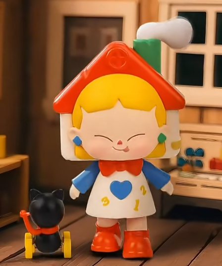 TOYCITY retro toy house series PVC