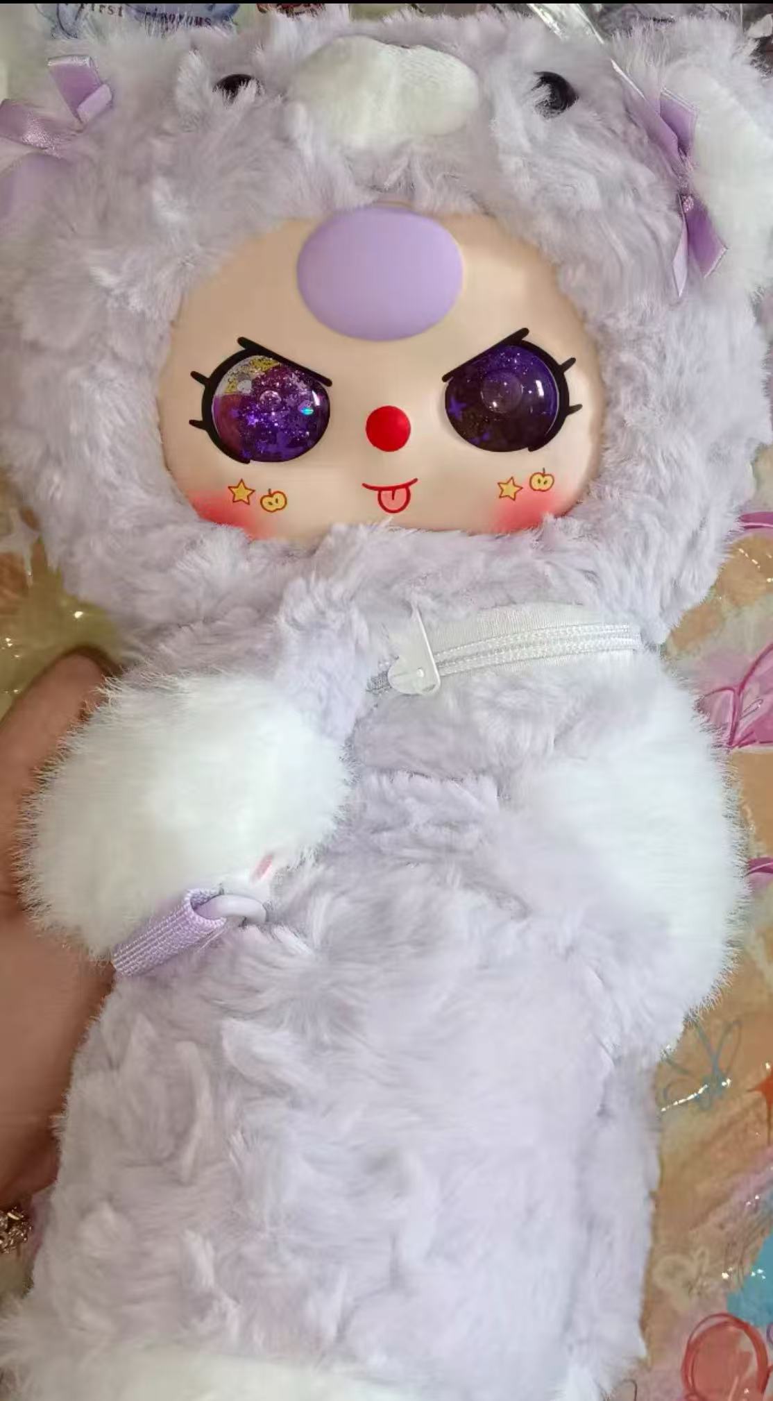 Q-Baby three Hug Baby - Plush Backpack