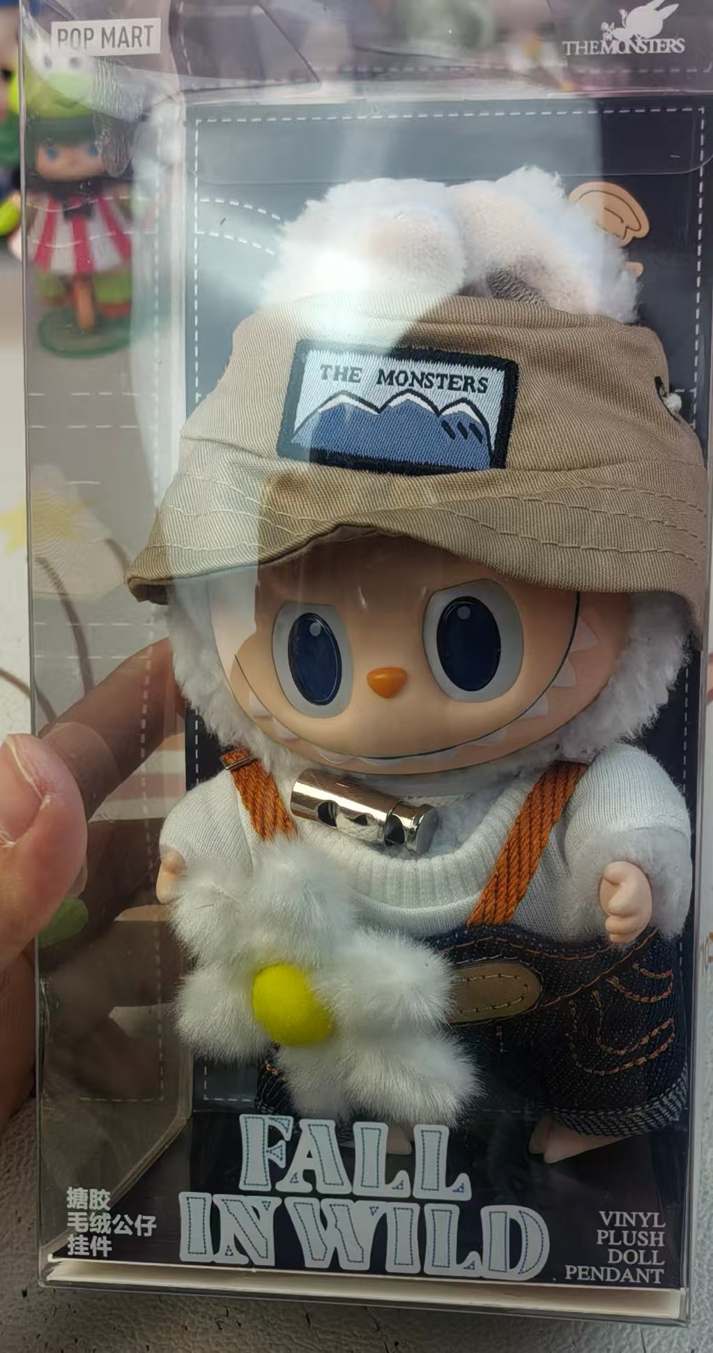 THE MONSTERS LABUBU Wacky Mart Series Earphone Case Plush Doll