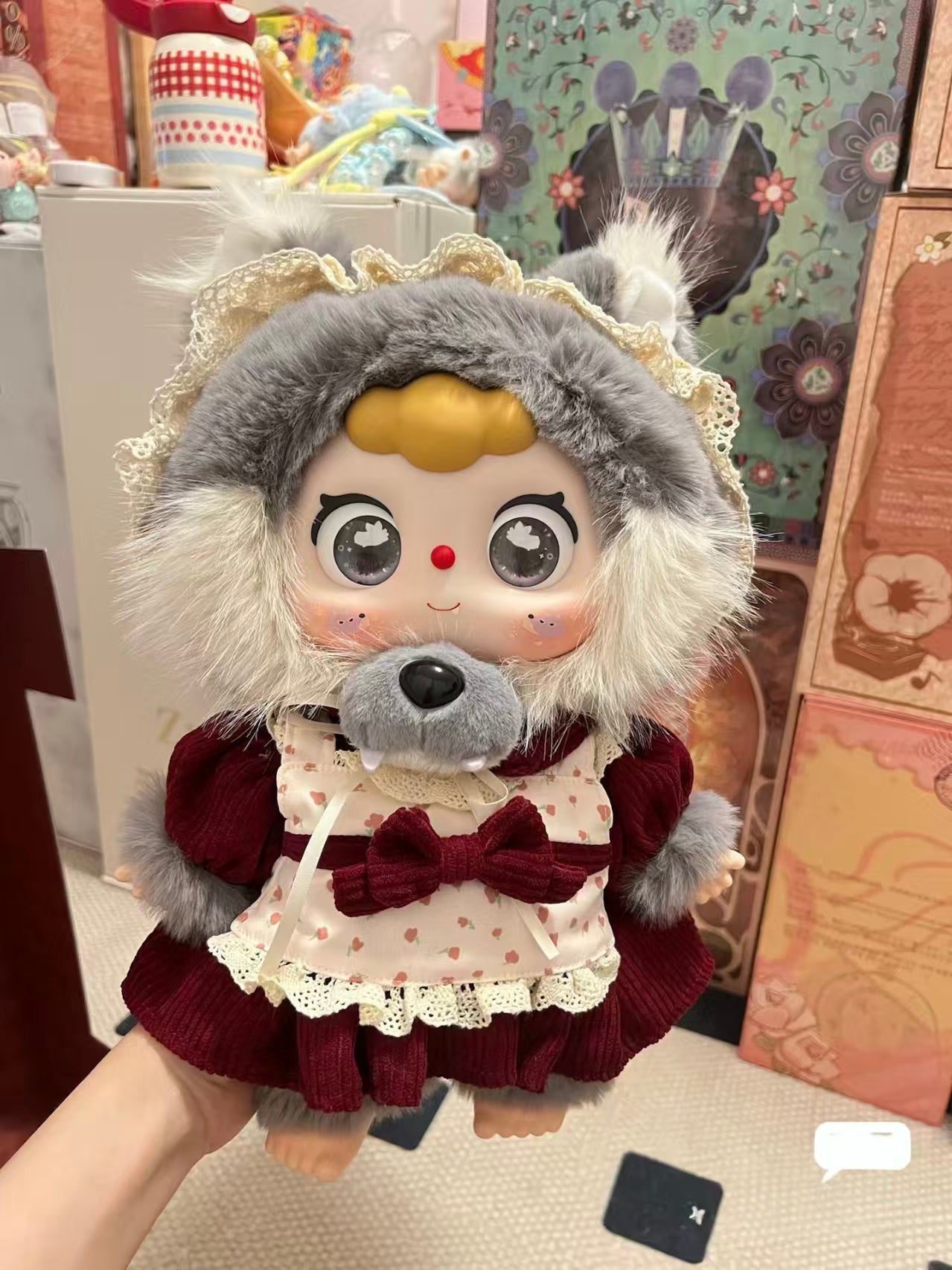 DouBao and UU Joint Plush 400%- Wolf Grandma and Little Red Riding Hood