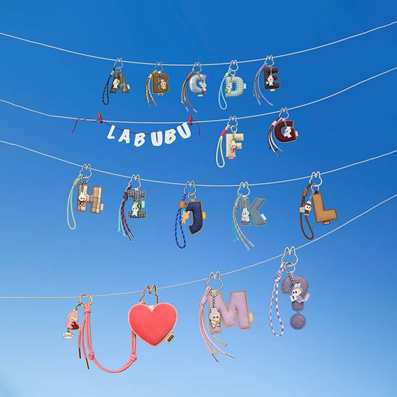 THE MONSTERS LABUBU Pin For Love Series - Letter Pendant Blind Box(A-M and N-Z)