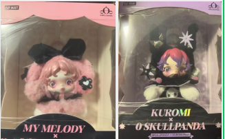 SKULLPANDA X MY MELODY KUROMI Plush