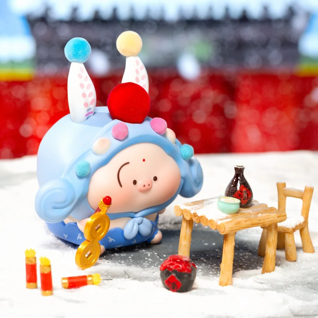 Five Blessings Pig Treasure PVC Series