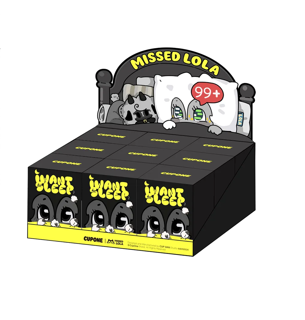 Cupman · MissedLola From Today, I’ll Sleep Early Series Blind Box (pre order)