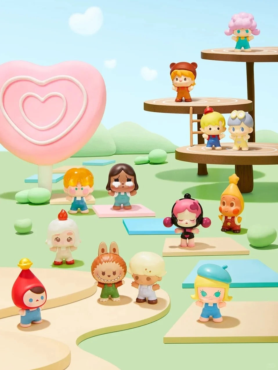 POP BEAN Hug Series PVC Figures