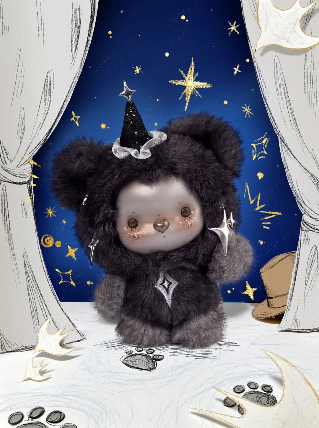 MOCO BEAR Tiny Footprint Guide Serise Plush Blind Box