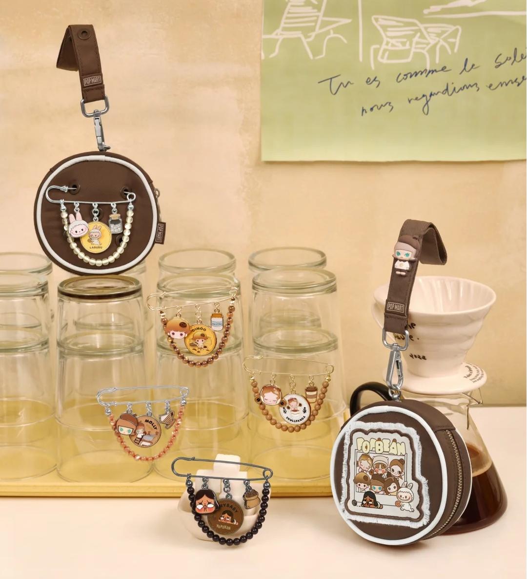 POP Mart Coffee Factory Series (plush toy, candle, fridge magnet)