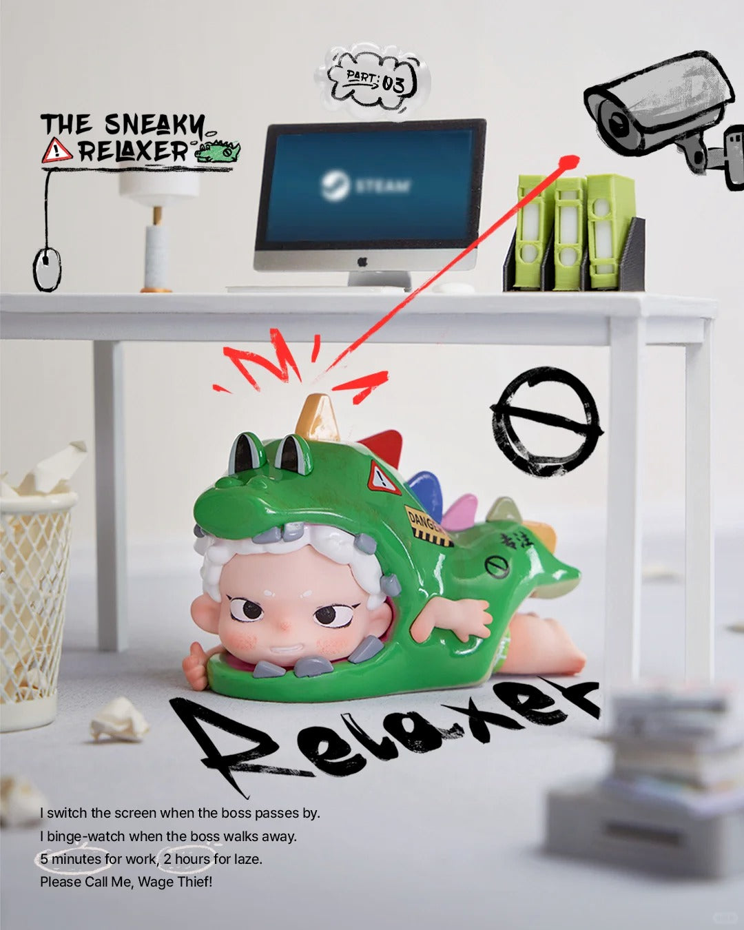 JUANJUAN-Crzy OFFICE to the Breaking Point Blind Box