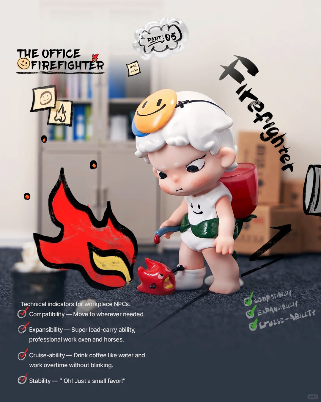 JUANJUAN-Crzy OFFICE to the Breaking Point Blind Box