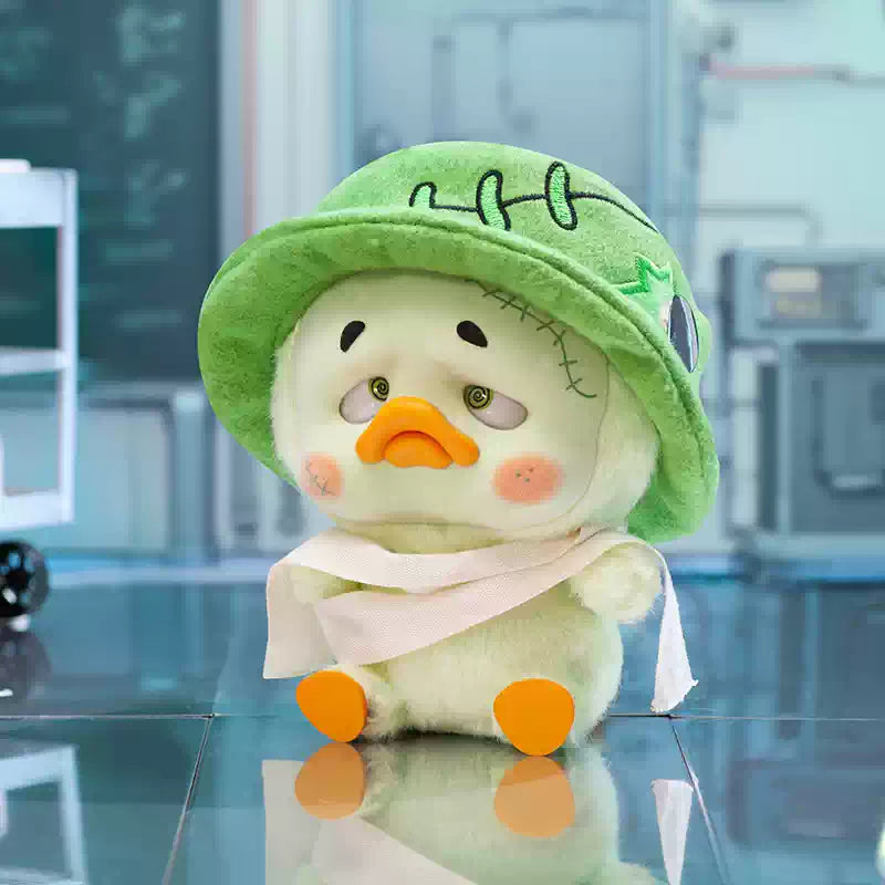 PocketUpsetDuck-Colorful Player Duck Plush Keychain