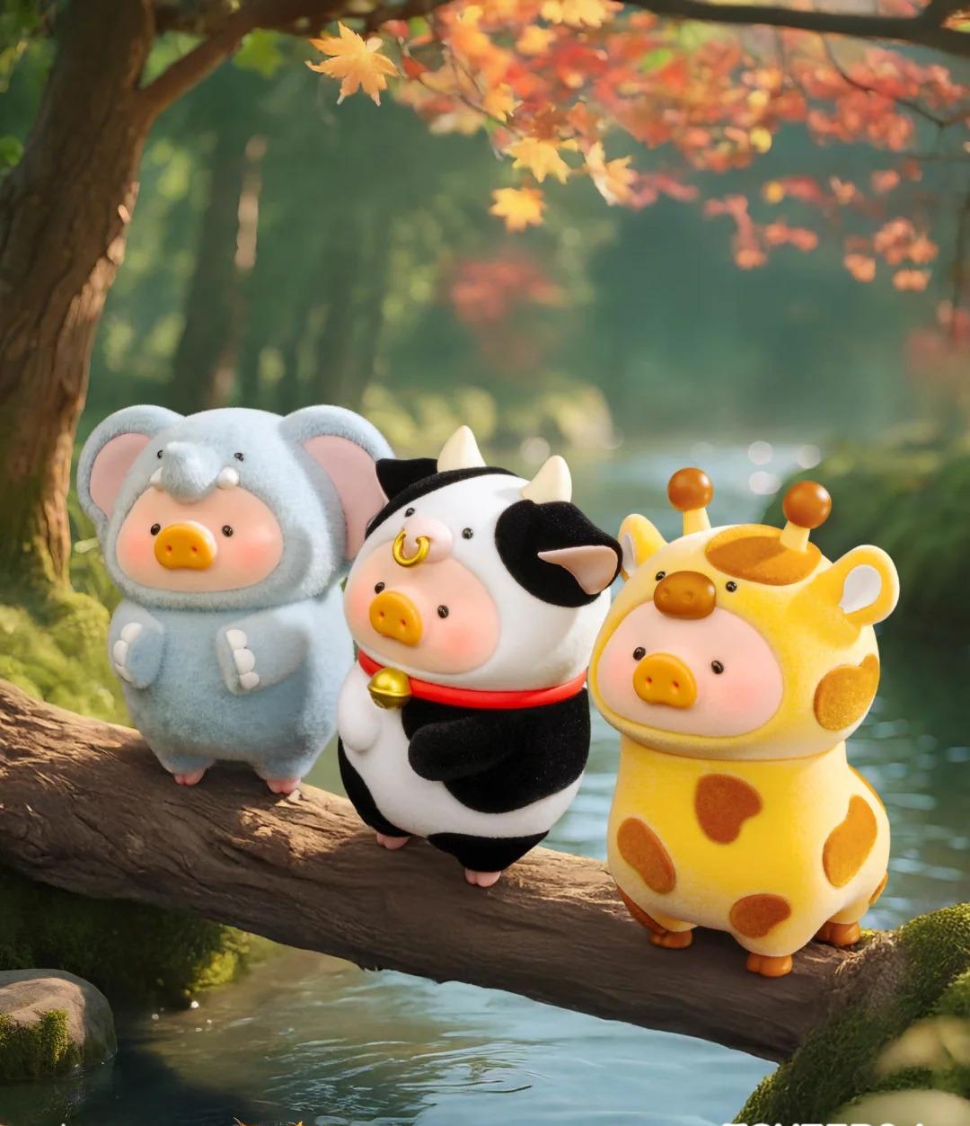 LULU the piggy animal paty series