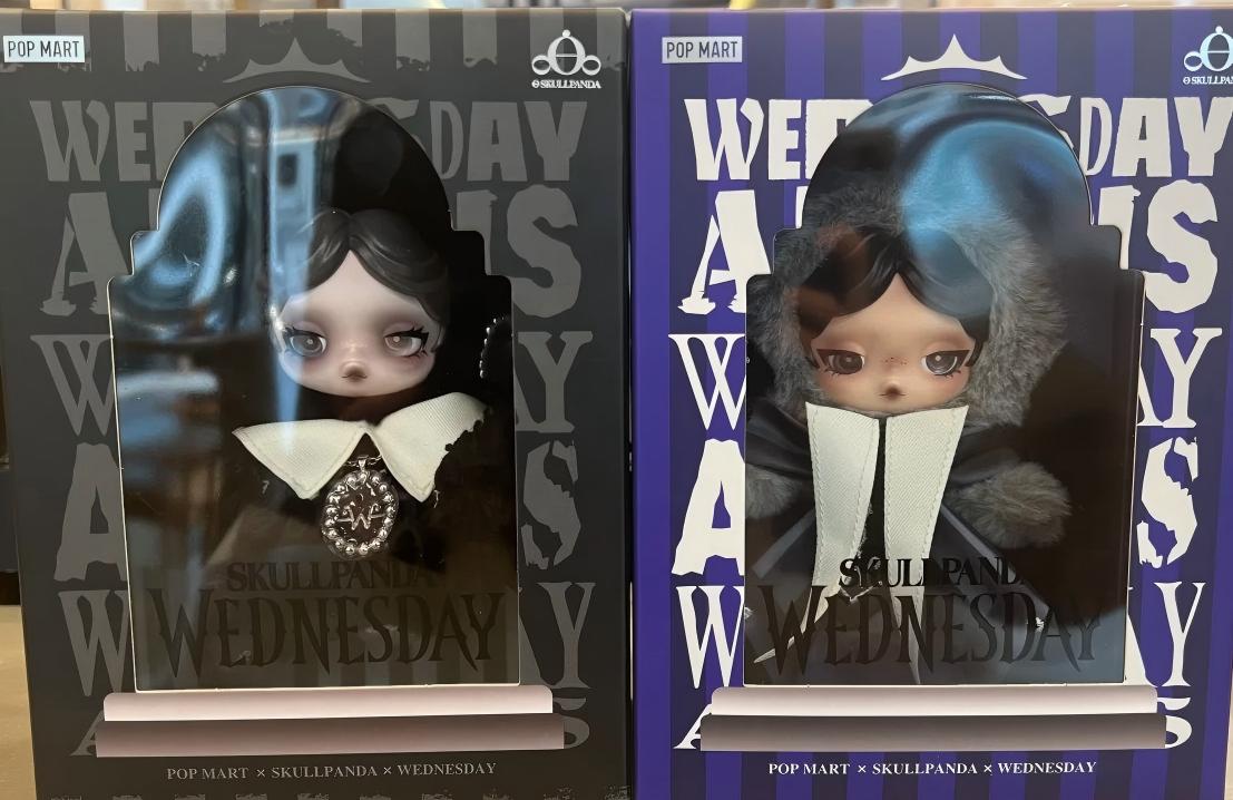SKULLPANDA × Wednesday Plush - Nevermore Academy Uniform Version