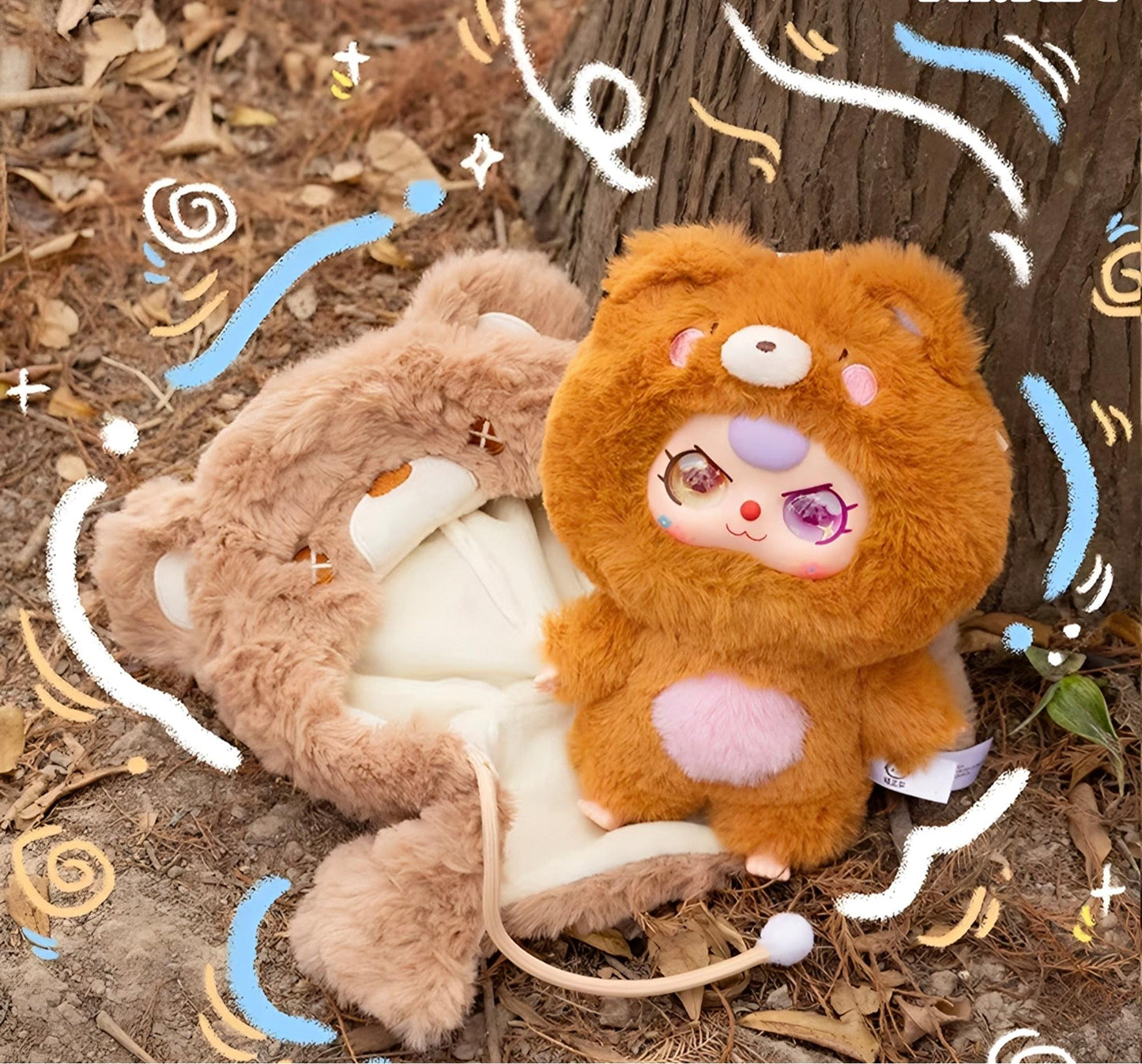 Baby Three I'm Not A Warrior Plush Series Blind Box