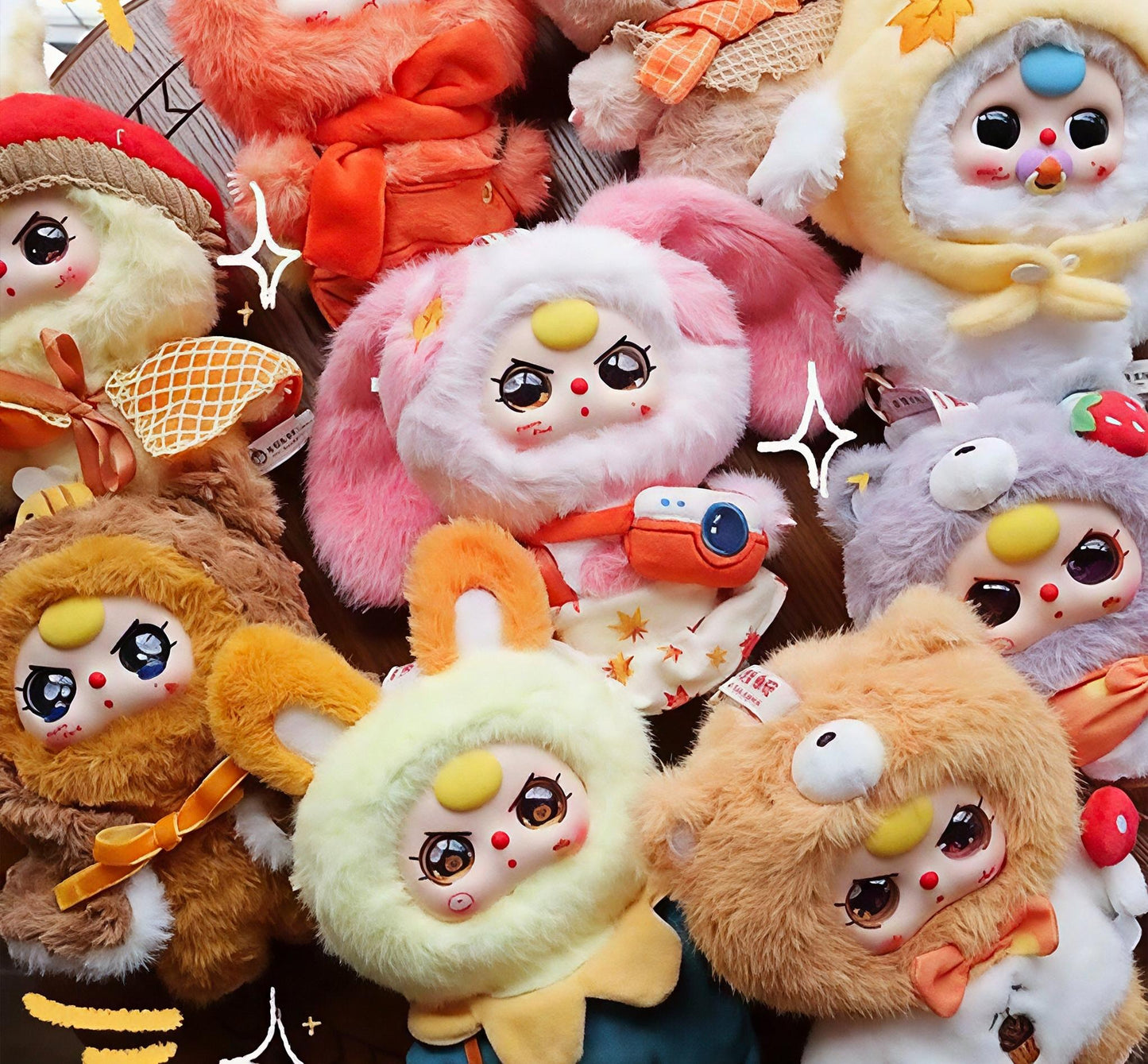 Baby Three I'm Not A Warrior Plush Series Blind Box