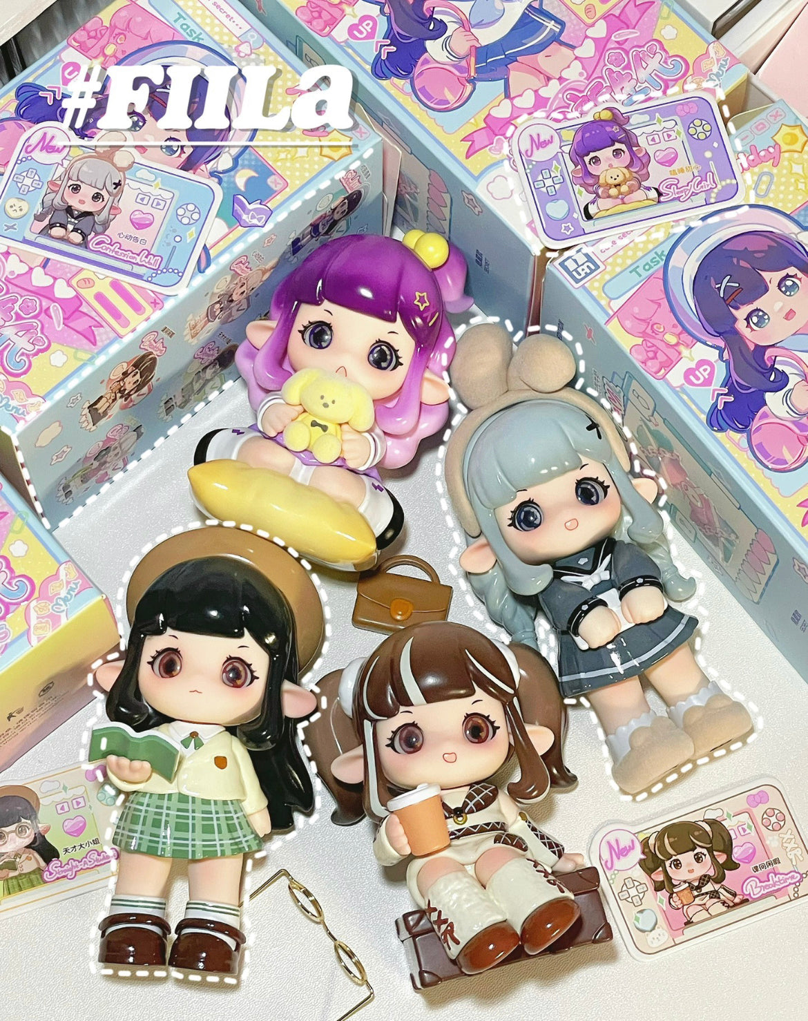 FiiLa-N.T.Girls Series PVC Figures