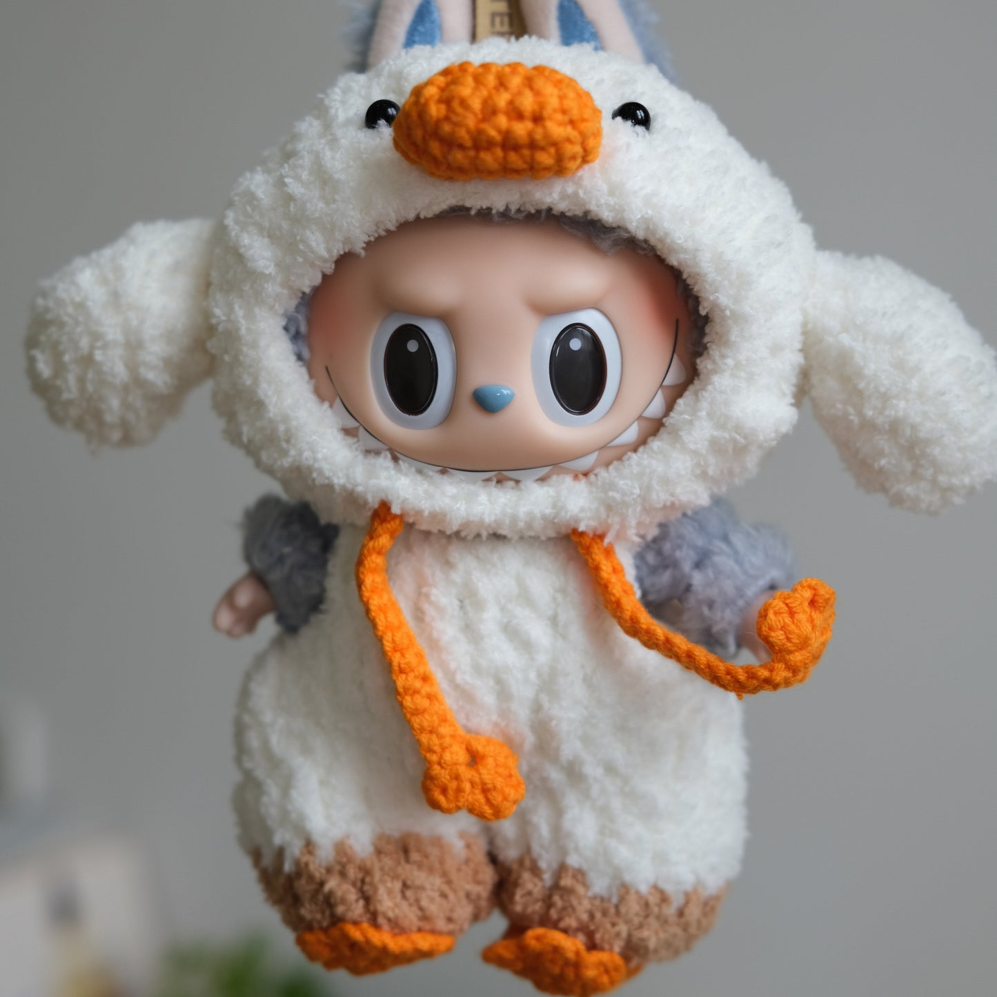 LABUBU Handmade Duck Clothes Doll