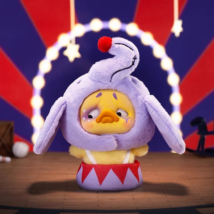 Pocket upsetduck crazy circus duck plush keychain