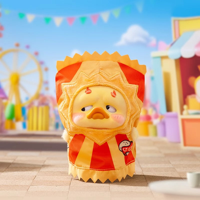 Pocket upsetduck crazy circus duck plush keychain