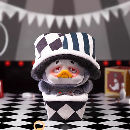 Pocket upsetduck crazy circus duck plush keychain