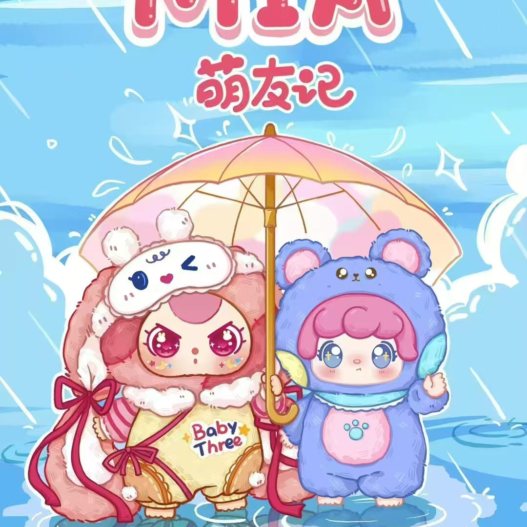 Baby Three Mia Meng You Ji Plush Blind Box（Various eyes and facial expressions）