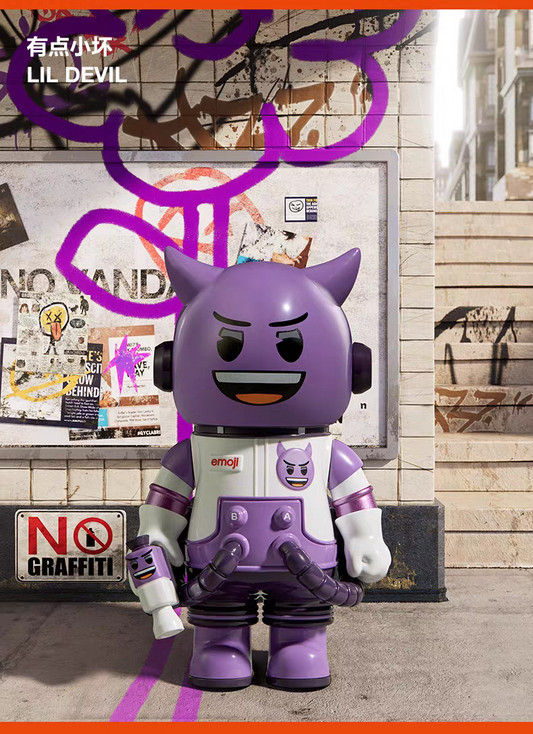 Mega space molly 100% x emoji pvc