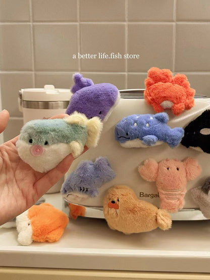 Small Aquarium Plush  (Magnet) Refrigerator Stick Series Blind Bag