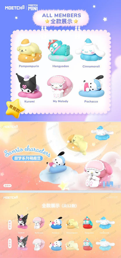 Sanrio Characters Sweet Dream Mini Beans Series PVC Figures