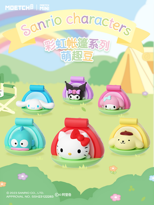 Sanrio Characters Rainbow Tent Mini Beans Series Figures