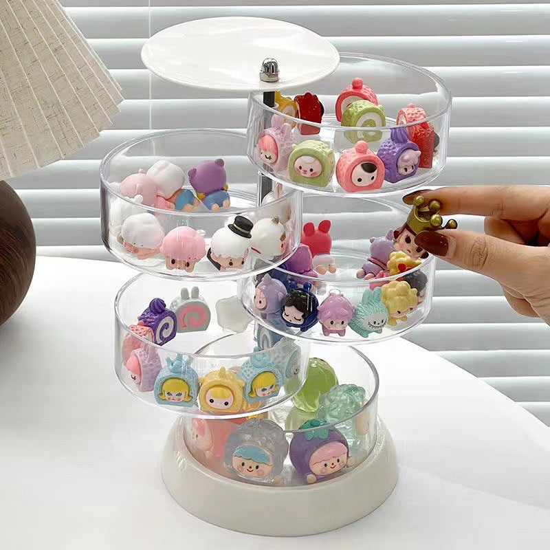 Cute Bean Storage Box Small Ornaments Multi-layer Storage Rack