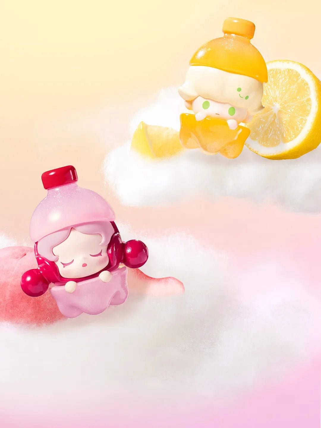 【POP】 BEAN Colorful Juice Series PVC Figures