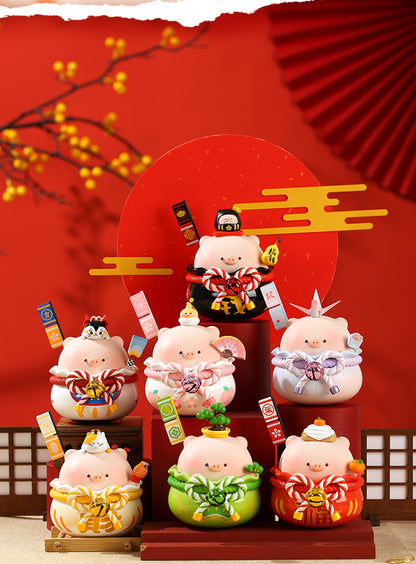 TIAN BAO Piggy Everything's Going Well Series PVC Figures