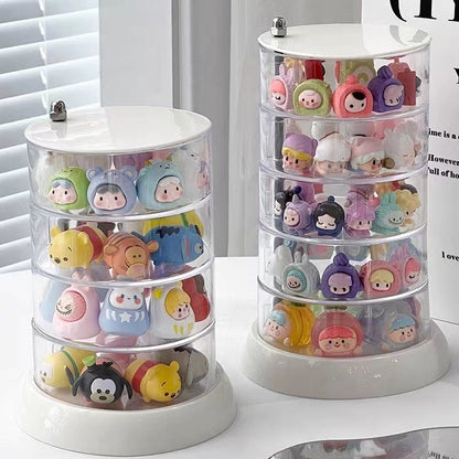 Cute Bean Storage Box Small Ornaments Multi-layer Storage Rack